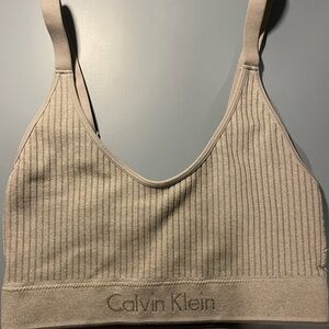 Calvin Klein Women's Ribbed Bralette - Trio SIZE SMALL WOMEN